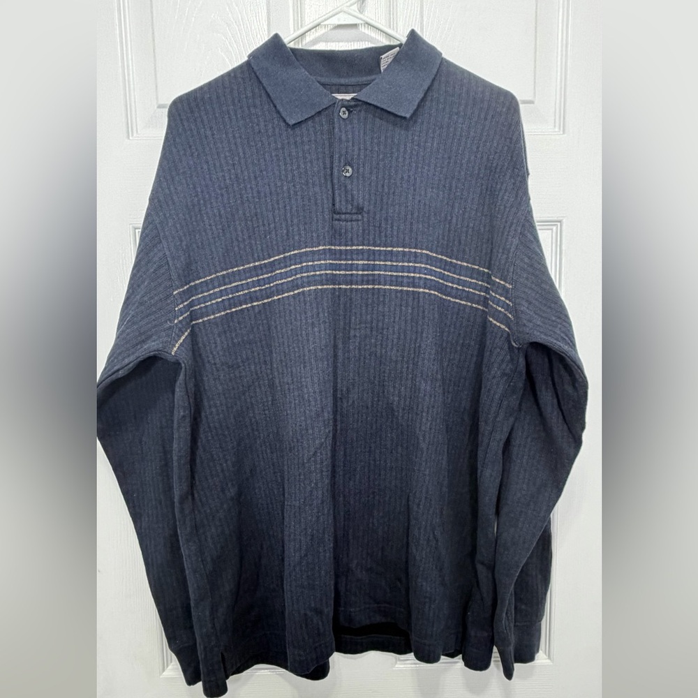 Pierre Cardin Dark Gray Knit Sweater - size M
